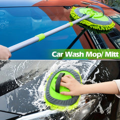 Retractable Aluminum Motor Home Cleaning Cloth with Spare Head Cover