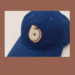 Retro Soft Top Hip Hop Cartoon Digital Baseball Cap Hand Wash Dry Clean