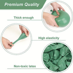 100pcs Olive Green Balloons for Birthday Baby Shower Wedding