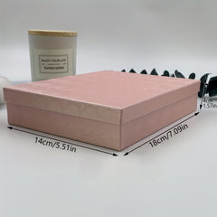 Pink Memory Style Necklace Set Box Jewelry Packaging