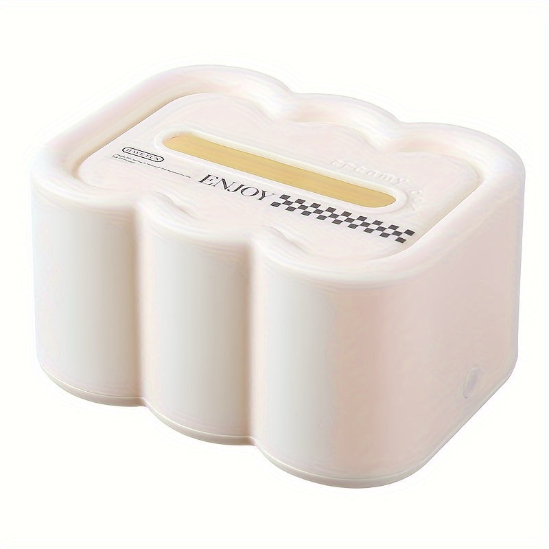 Cream Style Desktop Wall Mounted Tissue Box