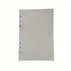 A5 A6 Refill Paper Blank Lined PVC Pouch 6 Holes Inserts 45 Sheets 90 Pages