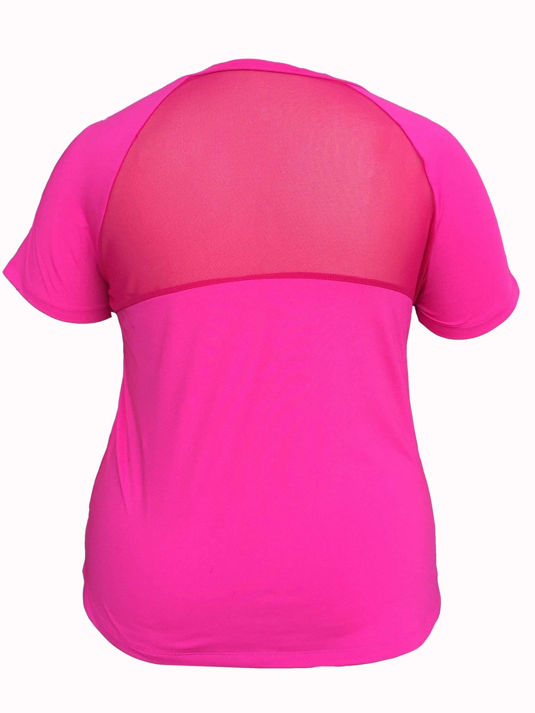 Short Sleeve Sports Top Crew Neck Stretch T shirt