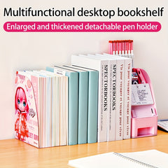 Cat Prince 3-in-1 Book Stand w/ Storage Box & Schedule - Creative Stationery