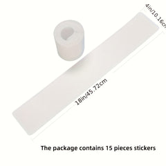 15pcs Non-Slip Stair Treads Adhesive Safety Tape for Kids, Elders, Pets