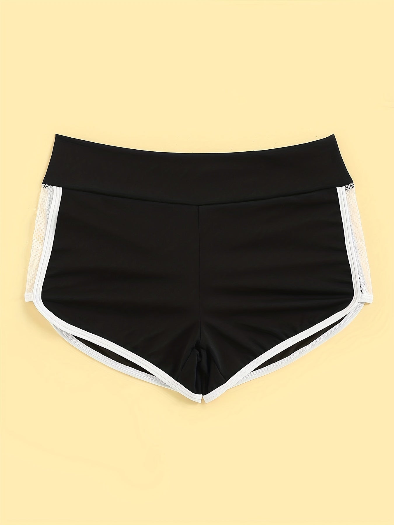 Fishnet Stitching Lounge Shorts for Women