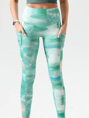 High Waist Yoga Leggings Butt Lift Workout Leggings With Pocket