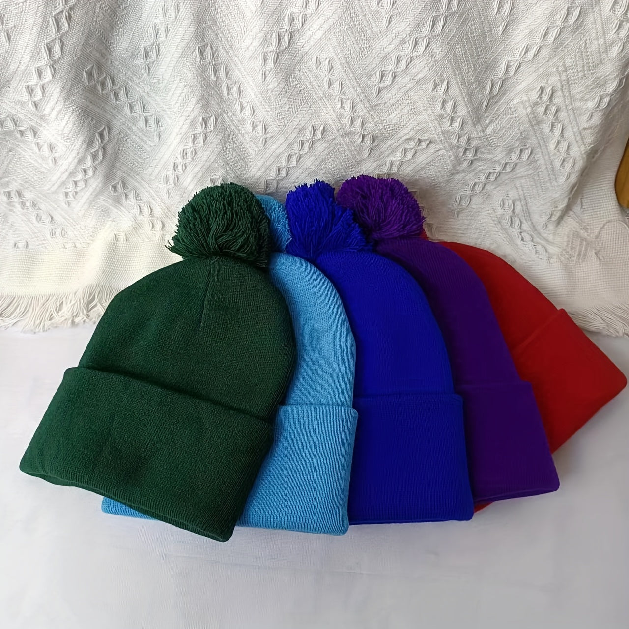 Men's Brimless Knitted Winter Hat for Outdoor Sports