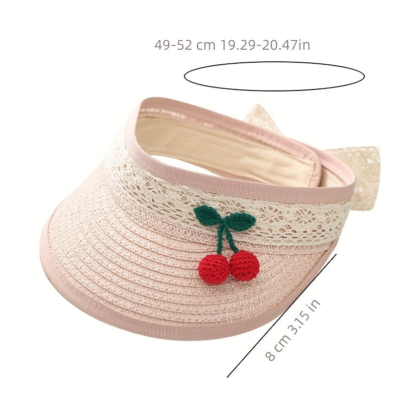 Kids Straw Sun Hat Summer Protection Cap