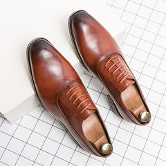 Men's Pointed Toe Dress Shoes Oxford Shoes Classic Formal Shoes