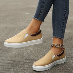 Women's Canvas Slip-On Outdoor Sneakers