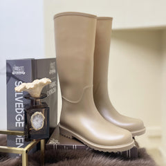 Women's High Top Waterproof Rain Boots Non-slip Outdoor Garden Work Boots