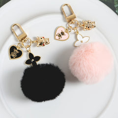 Love Heart Bear Keychain Bag Purse Charm Accessories