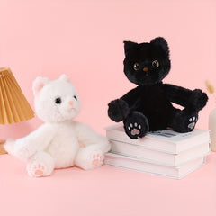 84in Cat & Cat Plush Toy Soft Stuffed Animal w/ Expressive Eyes