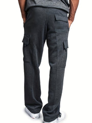 Men s Cargo Sweatpants Straight Leg Casual Fit Baggy Jogger Pants