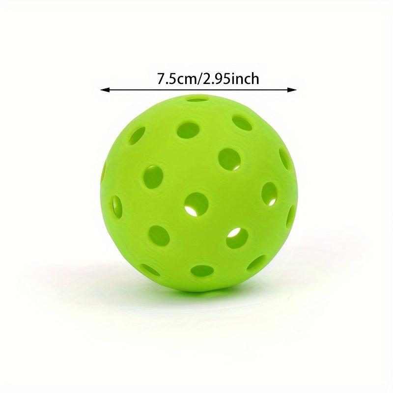 6pcs Pickleball With 40 Holes PE High Elastic Ball