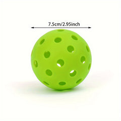 6pcs Pickleball With 40 Holes PE High Elastic Ball
