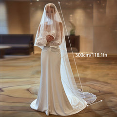 Bride Long Veil Wedding Decal Wedding Accessories