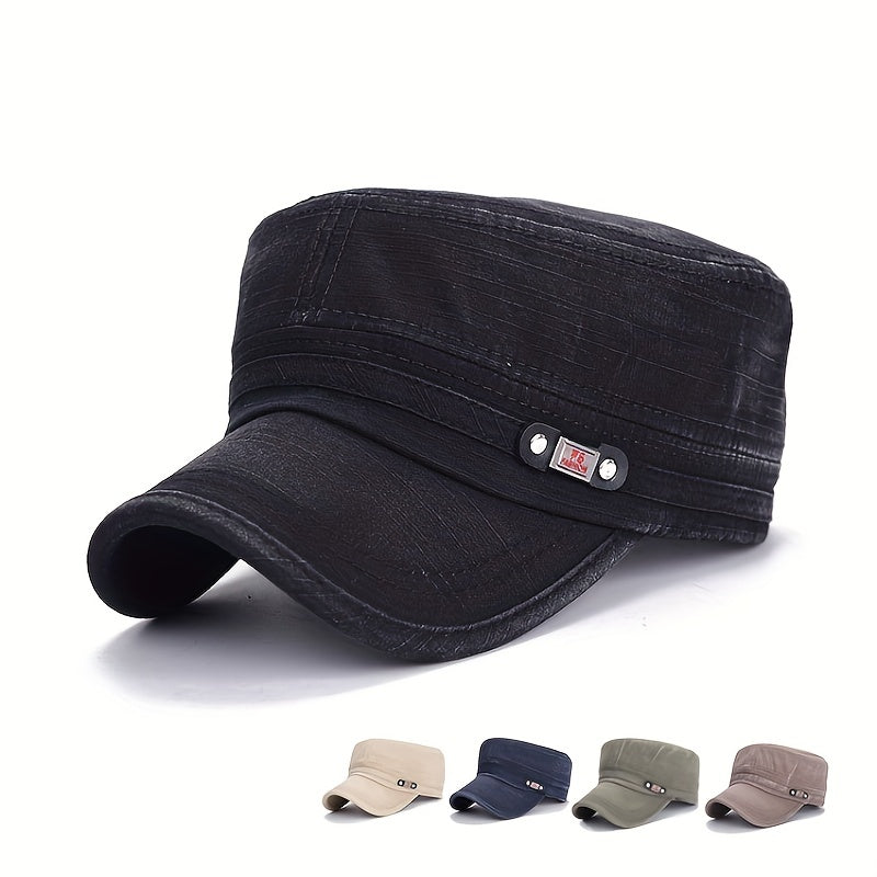 Unisex Flat Baseball Cap Snapback Sport Army Adjustable Size