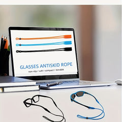 3pcs Adjustable Silicone Eyeglass Straps for Children and Adults