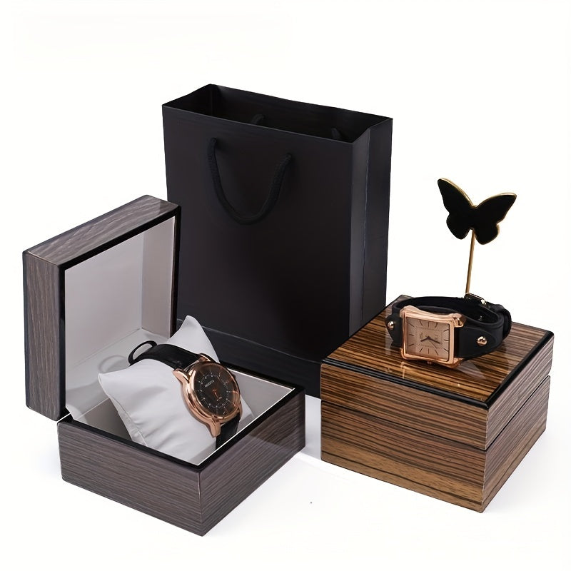 Wooden Watch Storage Box Jewelry Display Case Collection Box