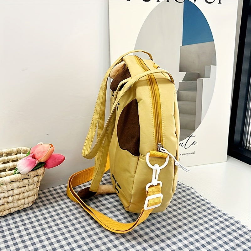 Kitten Shape Student Package Canvas Bag Personalized Handbag