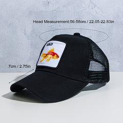 Personality Animal Pattern Embroidered Baseball Cap Men's Summer Sunscreen Sunsh