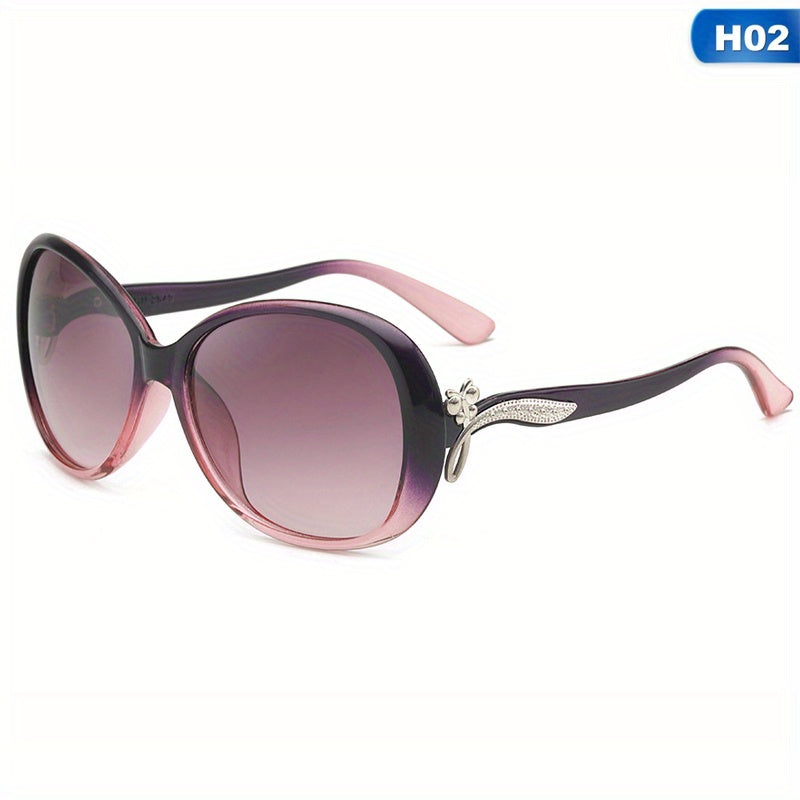 Oversized Cat Eye Sunglasses Gradient Lens UV400