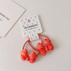 Bow Hair Ties Hair Bands Set Gift For Baby Girls