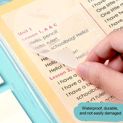 2pcs 100 Sheets Waterproof Sticky Notes School Office Supplies