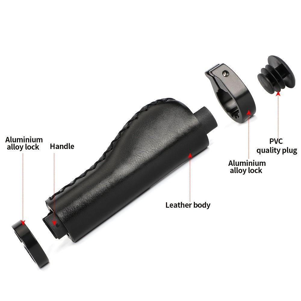 Leather Mountain Bike Grip Ergonomic Bike Grip Bicycle Accessories