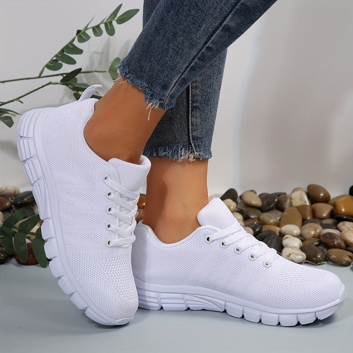 Women's Lightweight Mesh Sneakers Anti slip Soft Sole