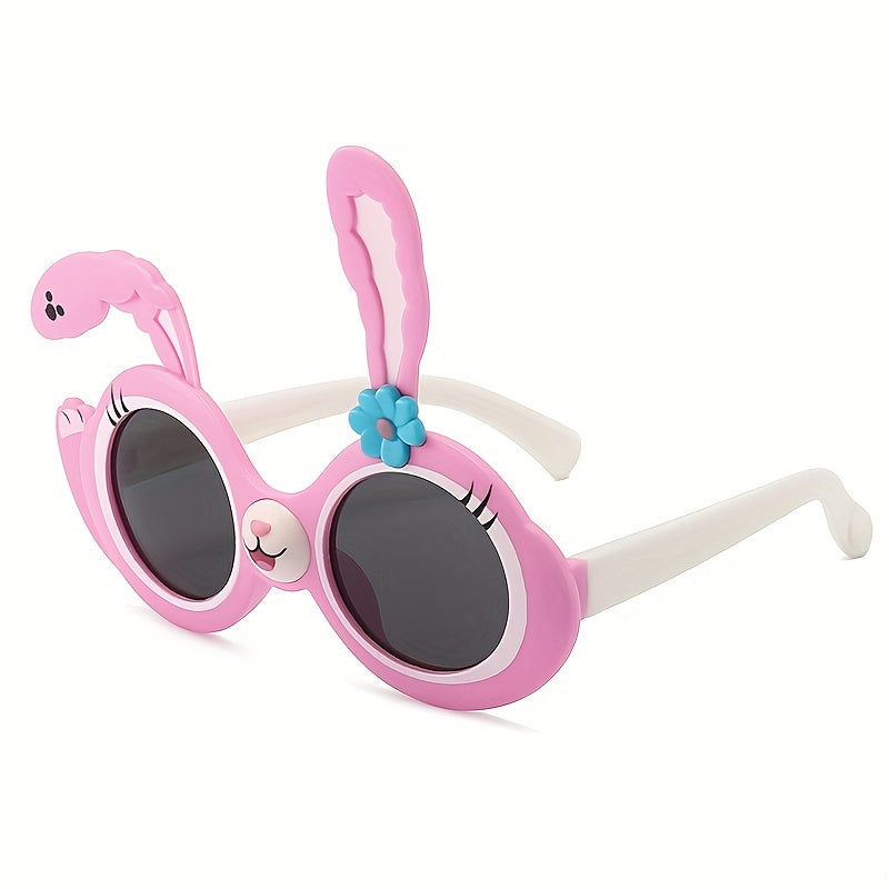 Cartoon Rabbit Polarized Sunglasses UV Protection for Kids
