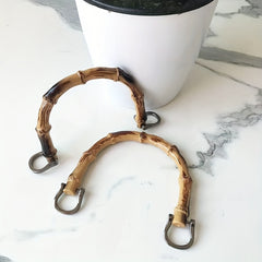 DIY Bamboo Handle Decoration for Tote Bag