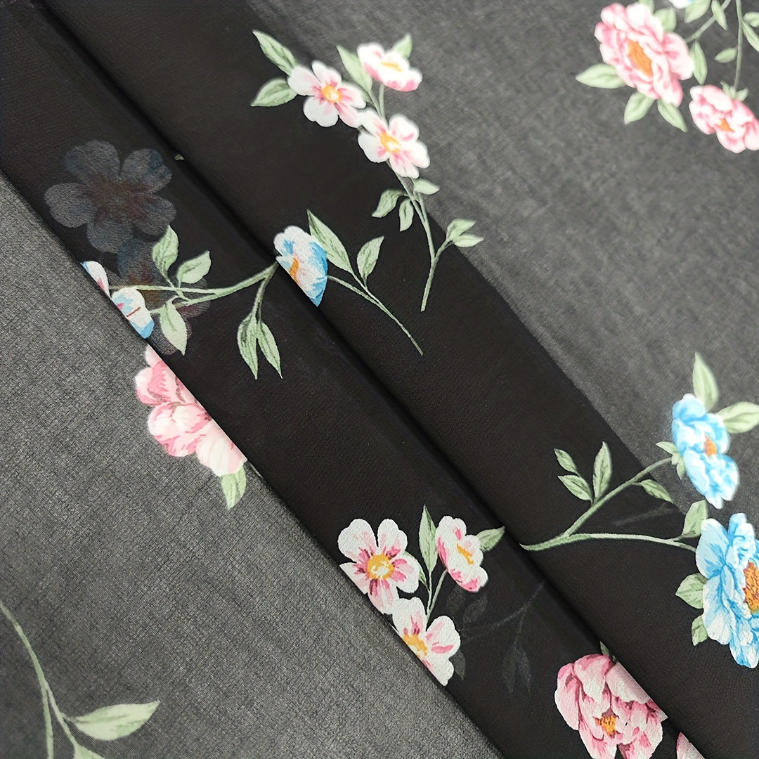 1yd Comfortable Breathable Chiffon Fabric DIY Clothing Pants Dress