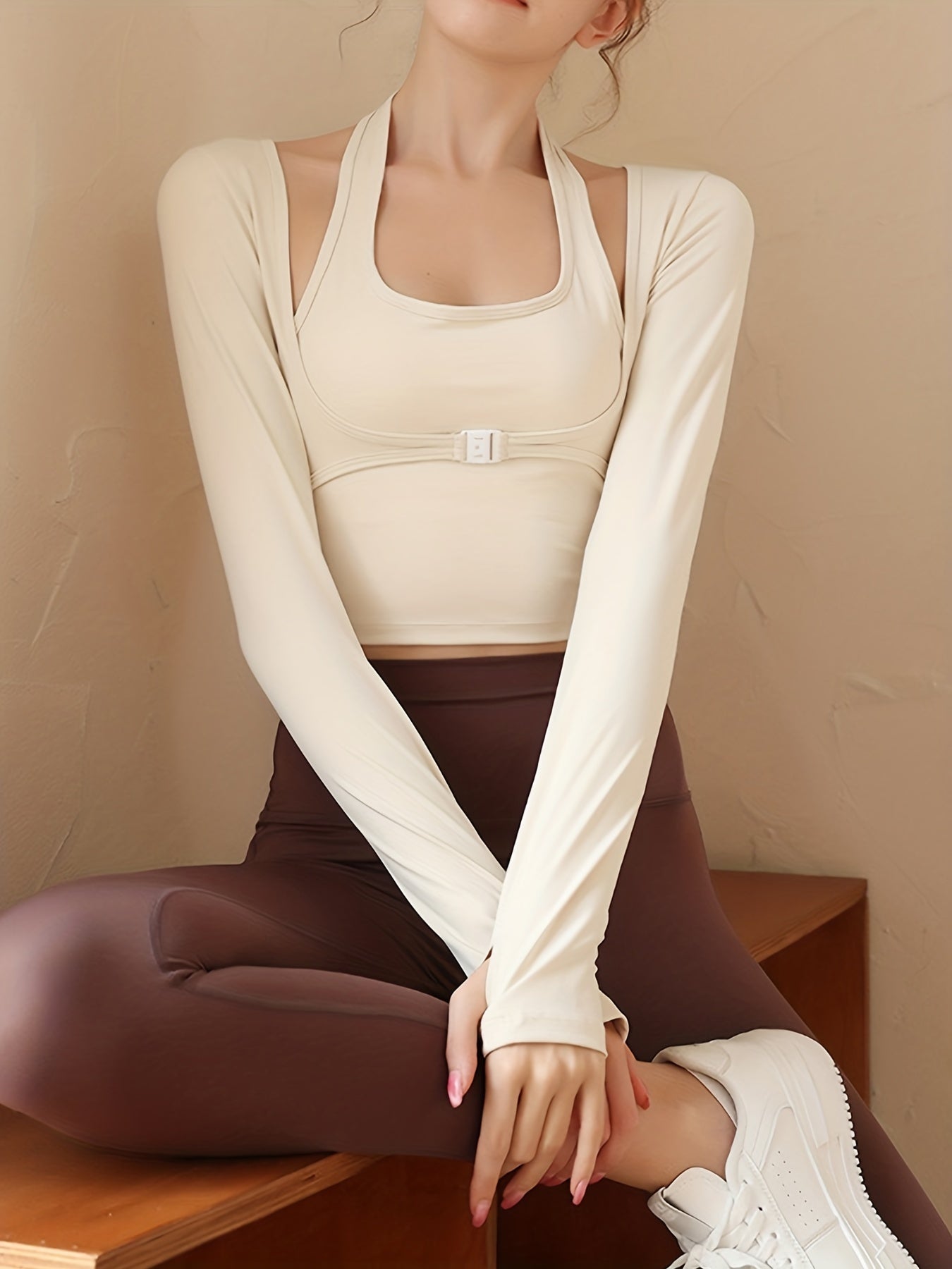 Women's Quick Drying Halter Neck Yoga Sports Top