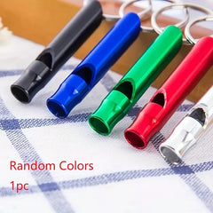 Aluminum Emergency Whistle Keychain Survival Tool