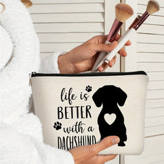 Dog Lover Makeup Bag Travel Wash Bag Storage Bag