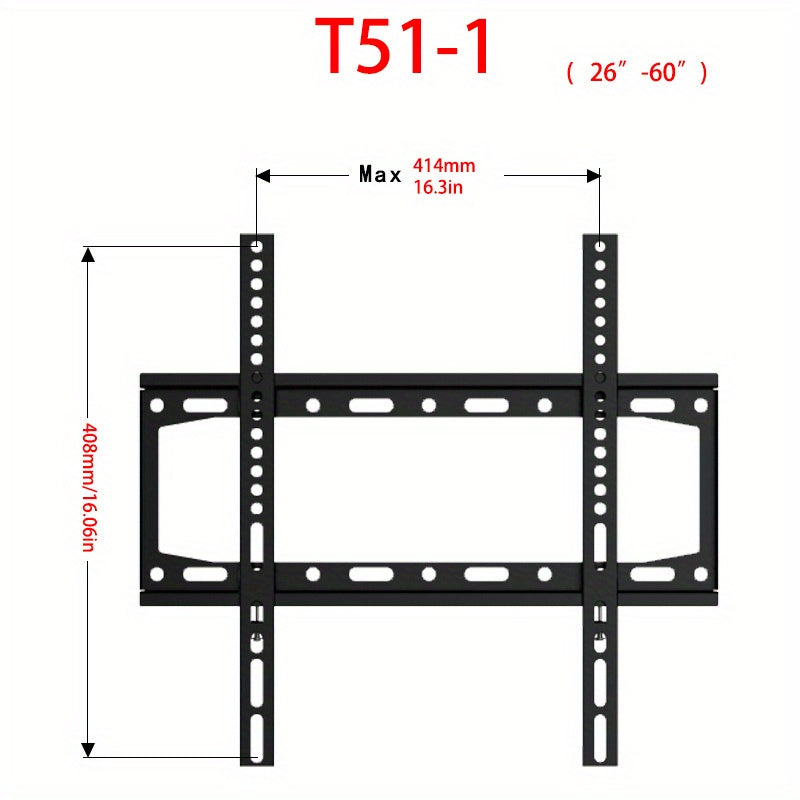 1pc TV Rack Wall Mount 66 04 cm 203 Fixed TV Wall Mount