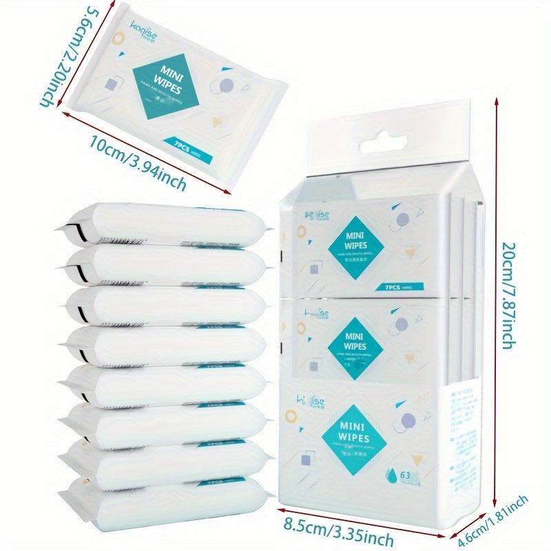 Ultra Mini Wipes Portable Hygienic Hand & Mouth Cleaning 9bag