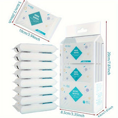 Ultra Mini Wipes Portable Hygienic Hand & Mouth Cleaning 9bag
