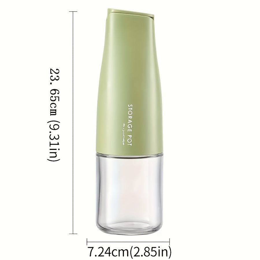 Leak-proof Glass Dispenser Bottle 16.9oz 500ml for Seasoning Vinegar Condiments