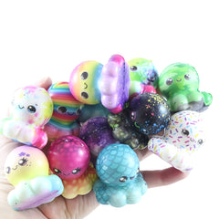 32pcs Octopus Slow Rising Toys Mini Animal Gadgets Party Favors School