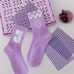 2 Pairs Cartoon Knit Socks for Boys and Girls