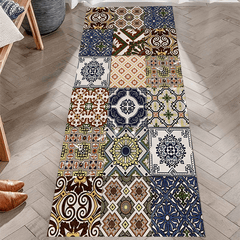 Boho Abstract Runner Rug Soft Anti-Fouling Hallway Kitchen Mat