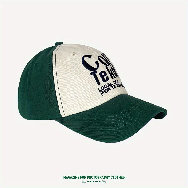 Casual Letter Peaked Cap Street Outdoor Soft Top Baseball Cap