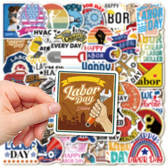 50pcs Worker Series Graffiti Stickers Waterproof DIY Decoration