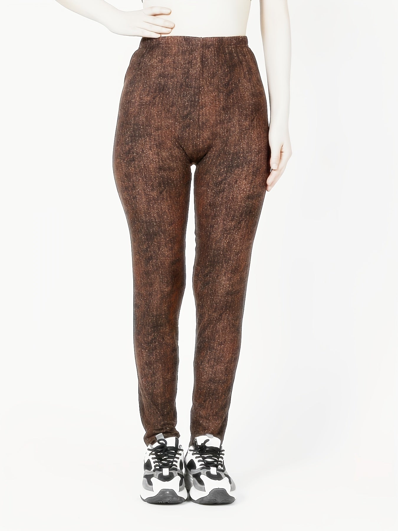 High Waist Slim Leggings Stretchy Casual Leggings