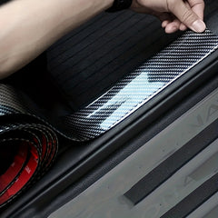 Car Door Entry Guards Carbon Fiber Scratch Cover Protector Strip