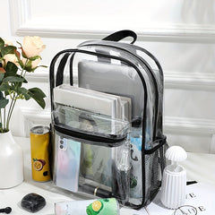 Clear PVC Backpack for Outdoor Sports & Fitness
